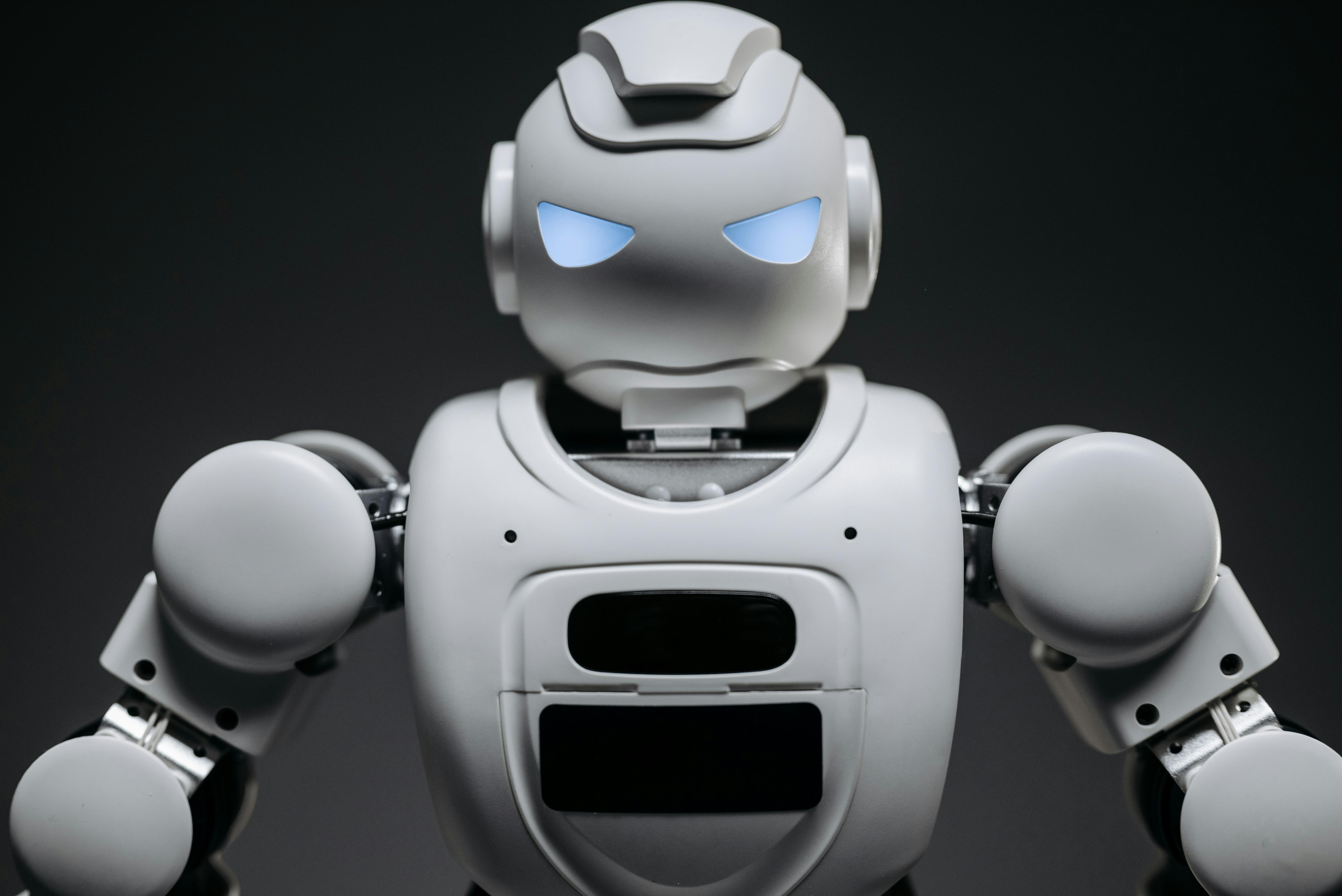 Humanoid figure with reflected silhouette